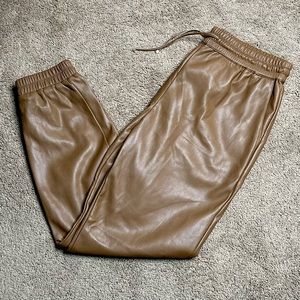 Marc New York Faux Leather Jogger